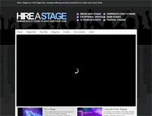 Tablet Screenshot of hireastage.com